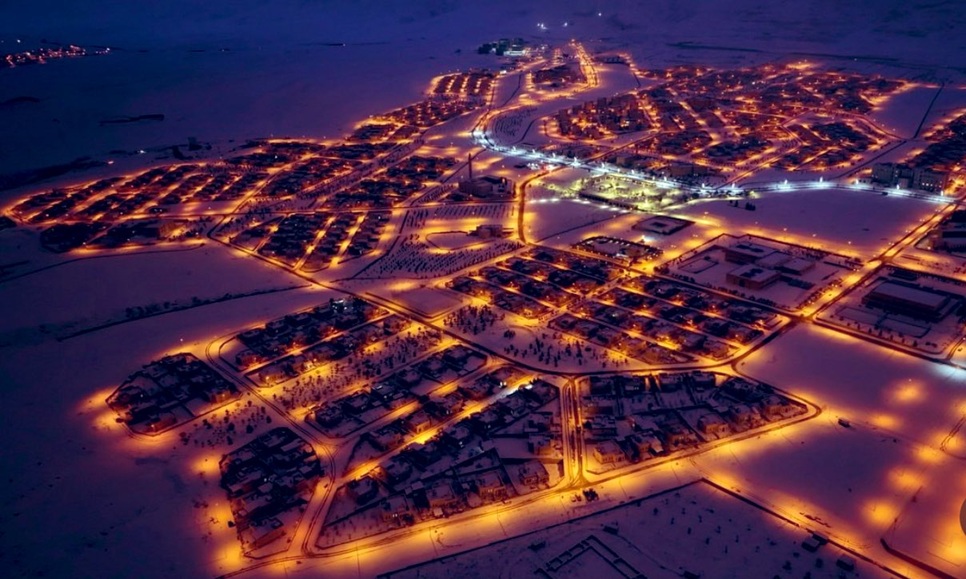 Gercus'te Kartpostallik Kar Manzaralari