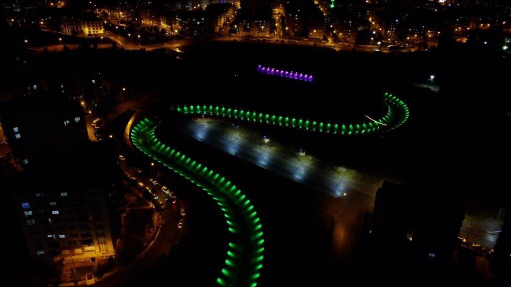 Türkiye’nin En Uzun Led Aydınlatma Kanalında Bahar Bakımı Başladı (1)