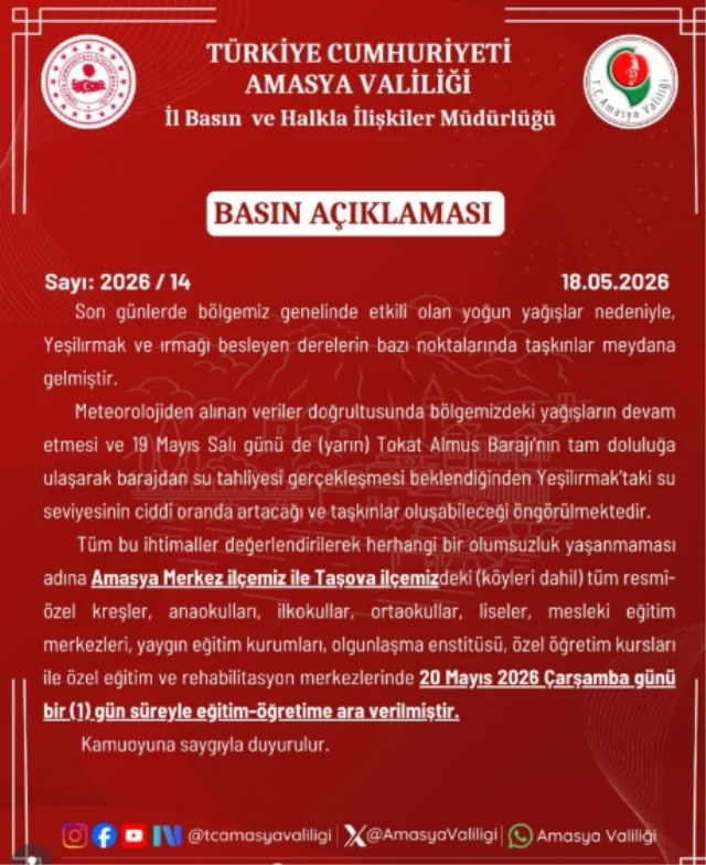 20 Mayis Carsamba Amasya Okull 42853547 2956 1 M