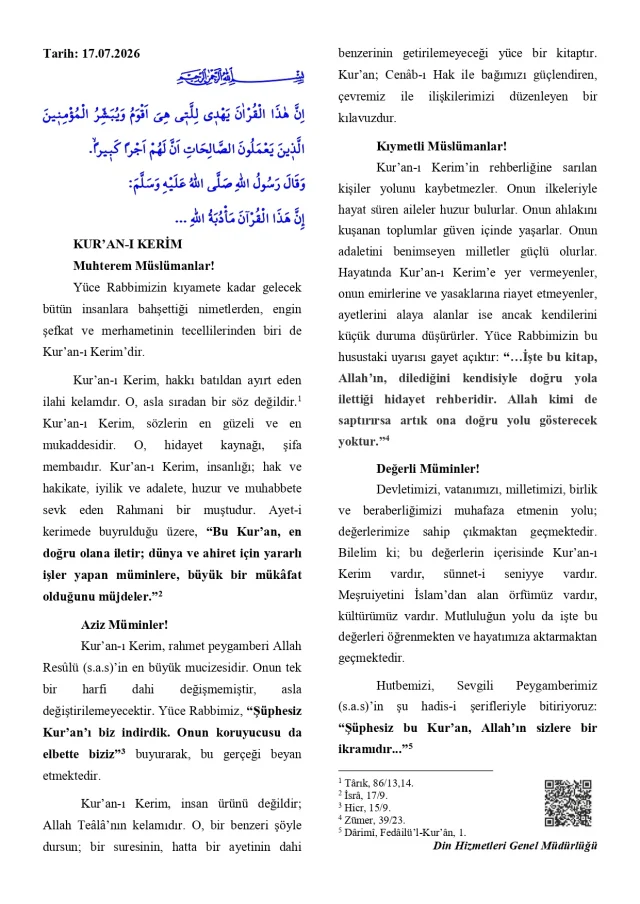 17 Temmuz Cuma Hutbesi Yayinla De71012F85 3277 1 M