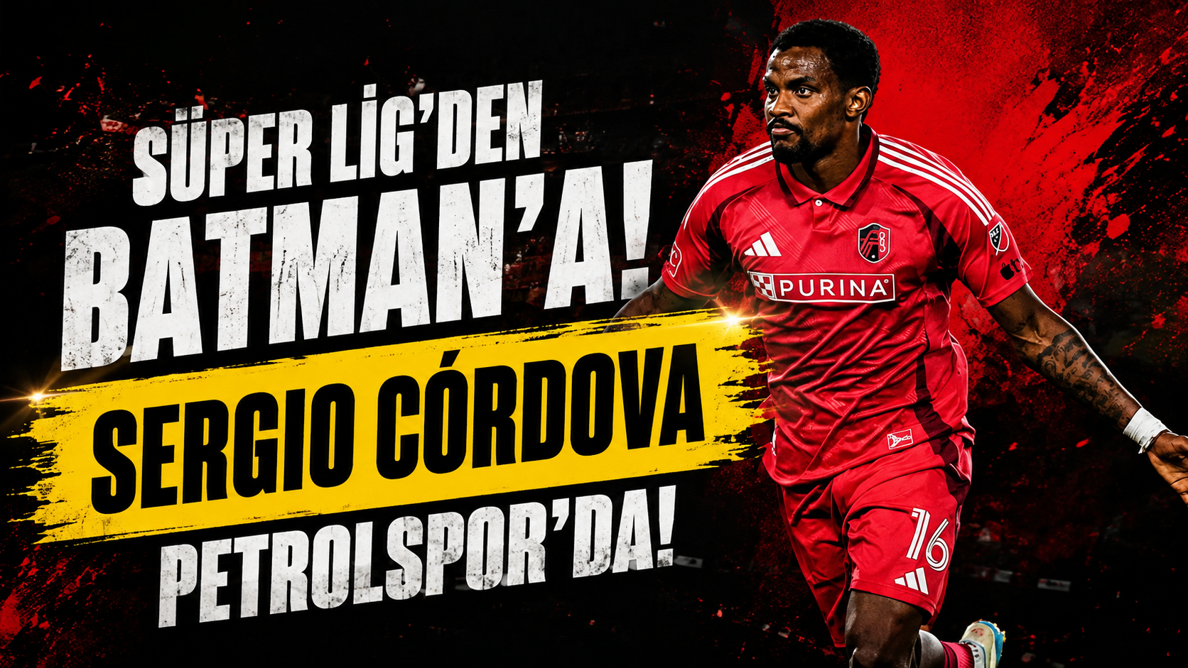 Süper Lig'den Batman'a! Sergio Córdova Petrolspor'da