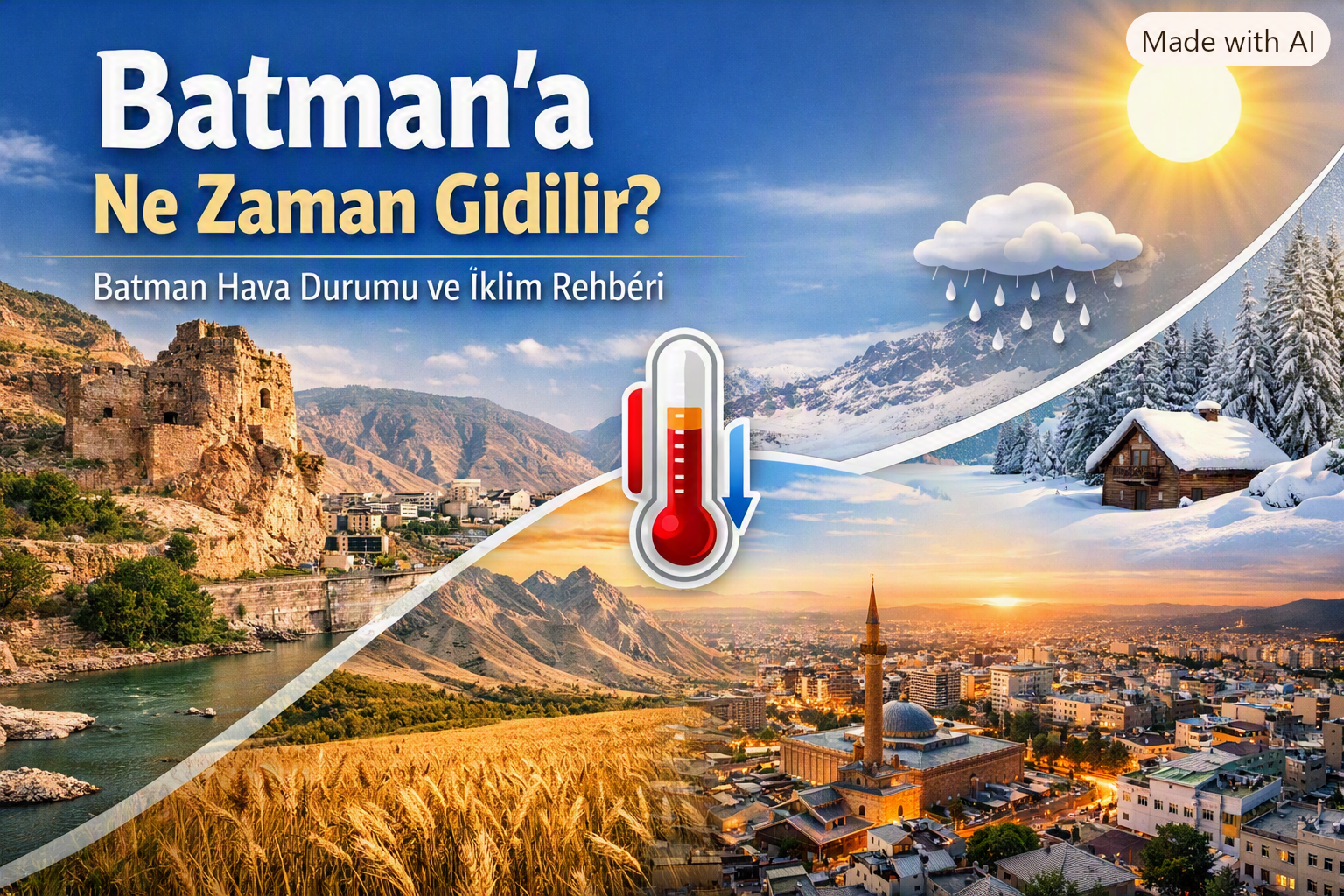 Batman’a Ne Zaman Gidilir? Batman Hava Durumu ve İklim Rehberi
