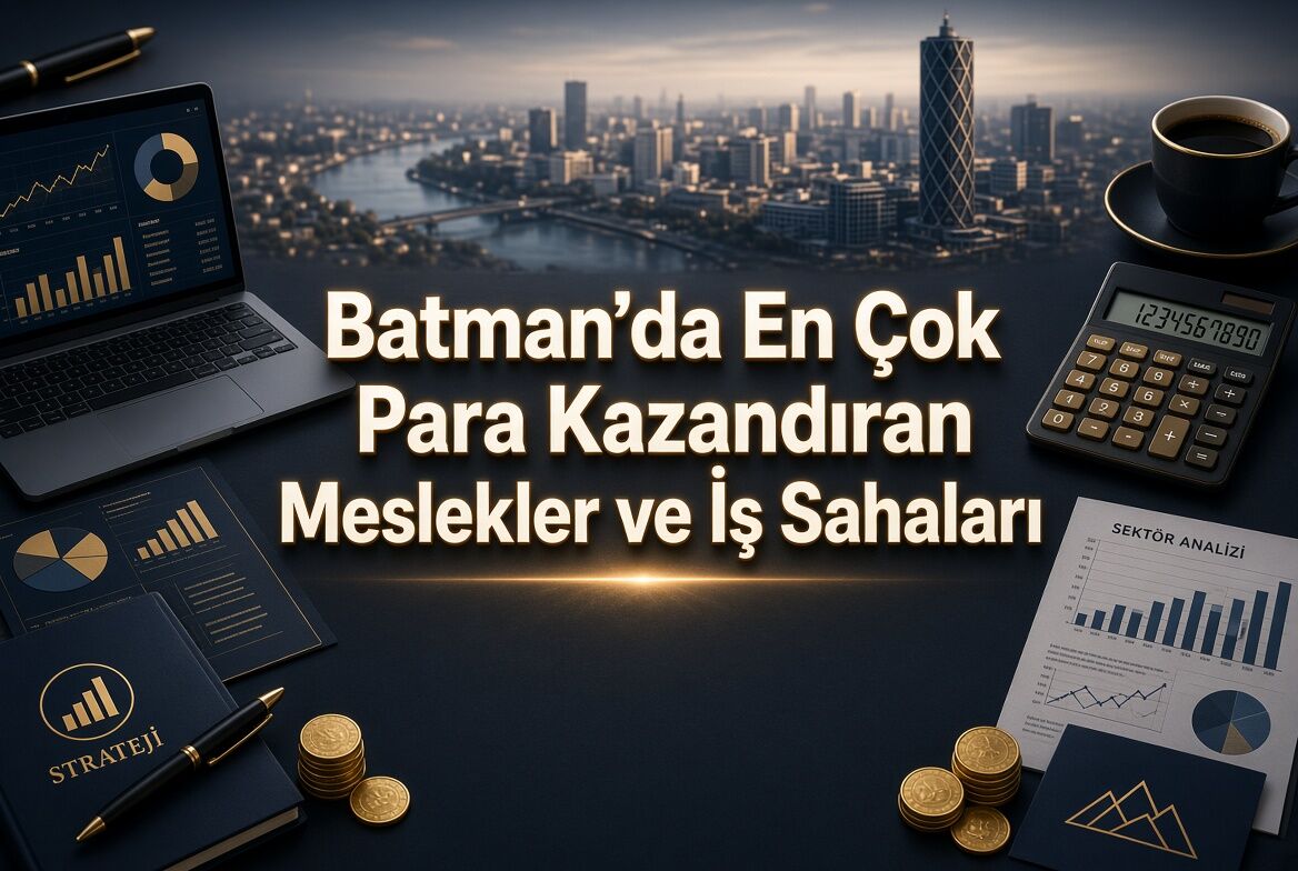 Batman'da En Çok Para Kazandıran Meslekler ve İş Sahaları