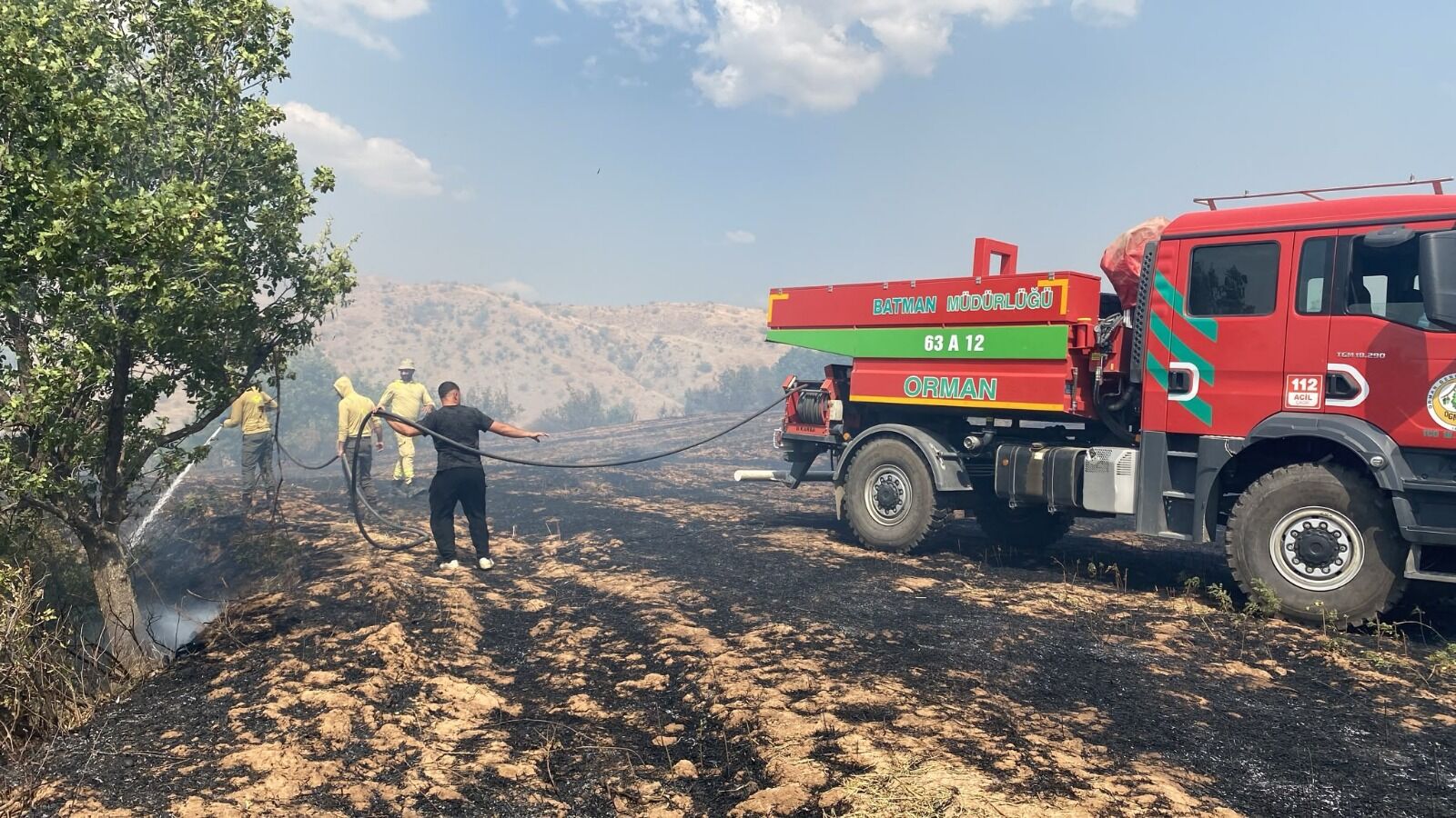 Batman’da Yangınlara Karşı 7/24 Alarm