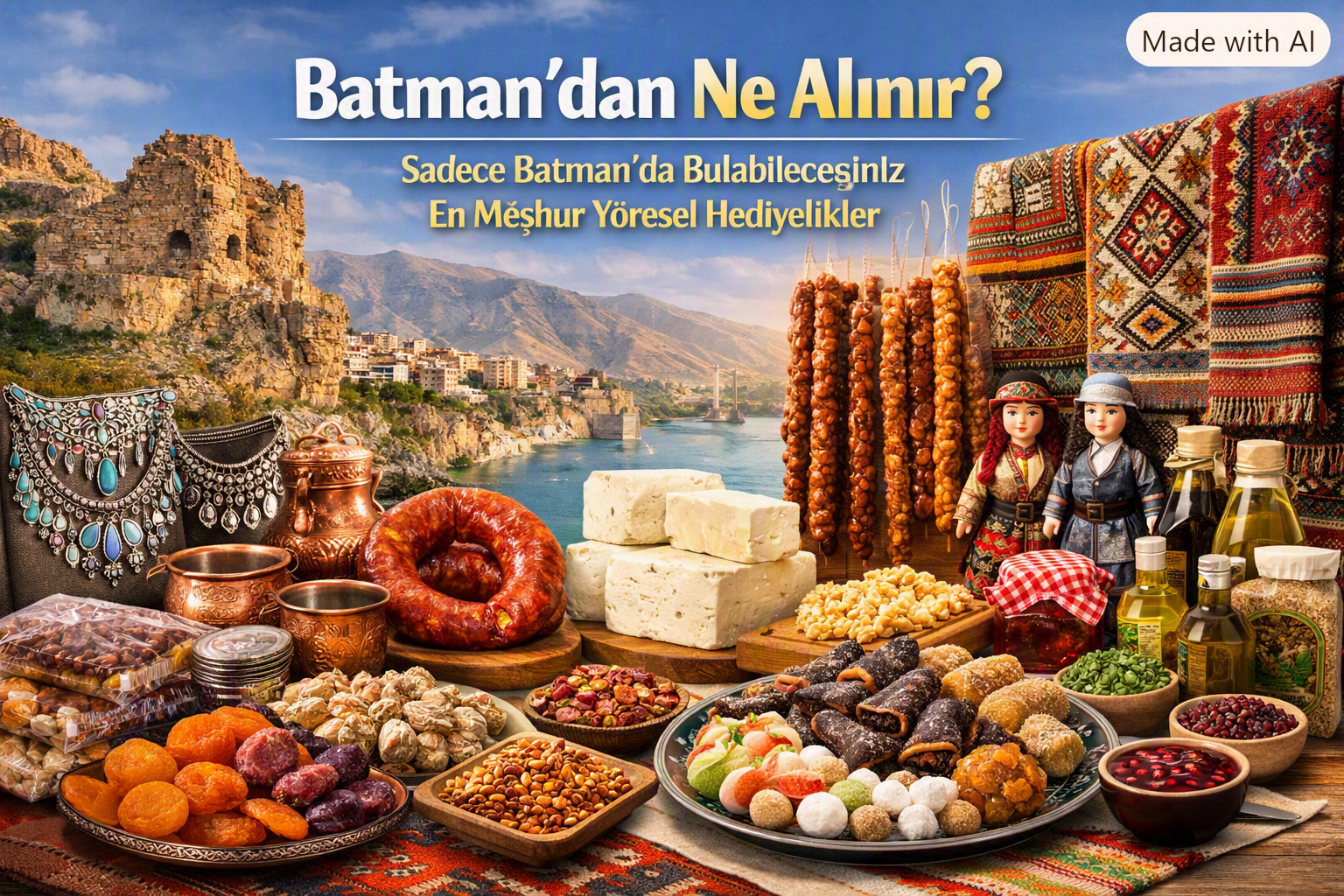 Batman’dan Ne Alınır? Sadece Batman’da Bulabileceğiniz En Meşhur Yöresel Hediyelikler