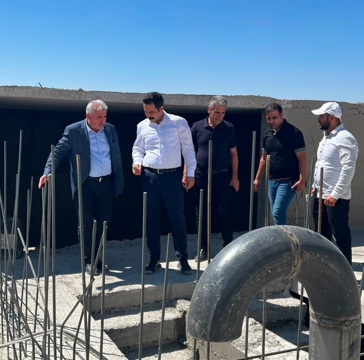 Gercüş’ün Su Geleceği Güvence Altına Alınıyor: 2 Bin 500 Tonluk Dev Depo Yükseliyor