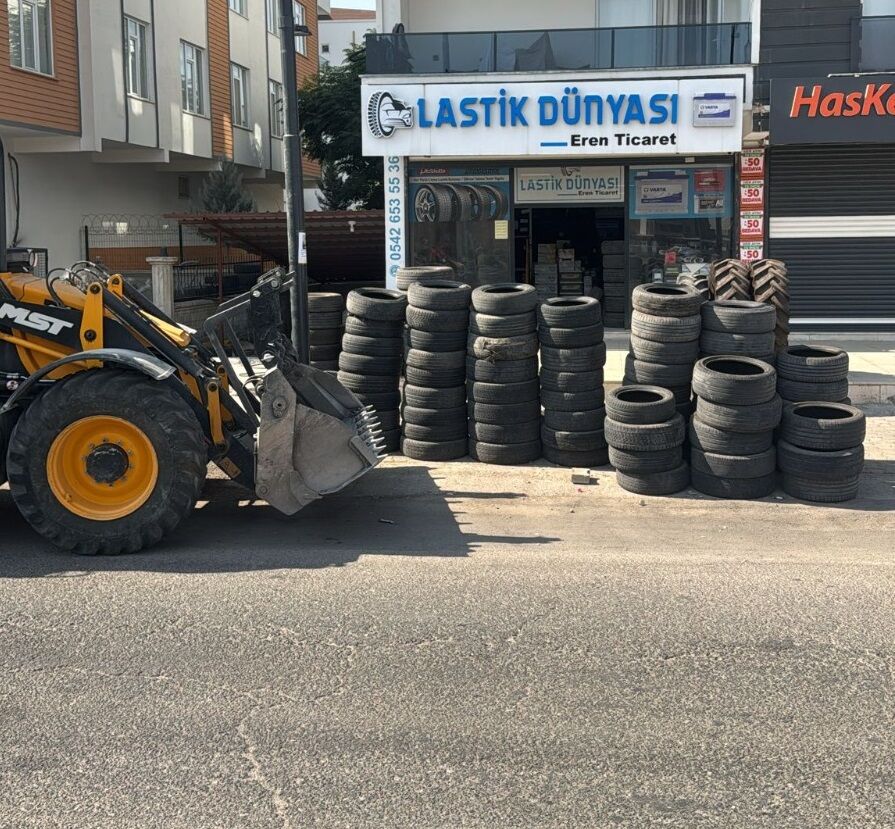 Batman’da 8 Ayda 664 Ton Atık Lastik Toplandı