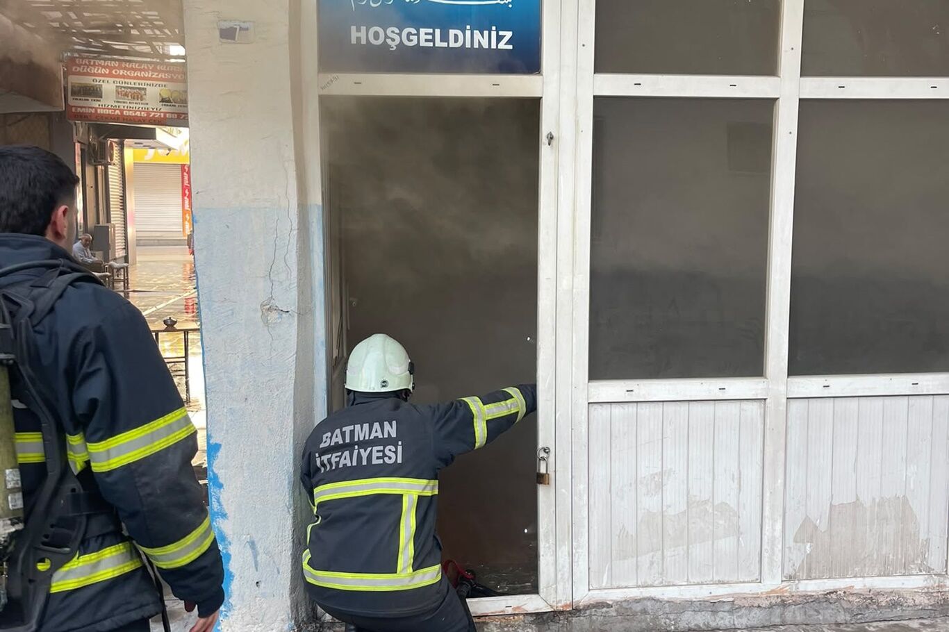 Batman’da İş Yerinde Yangın Paniği