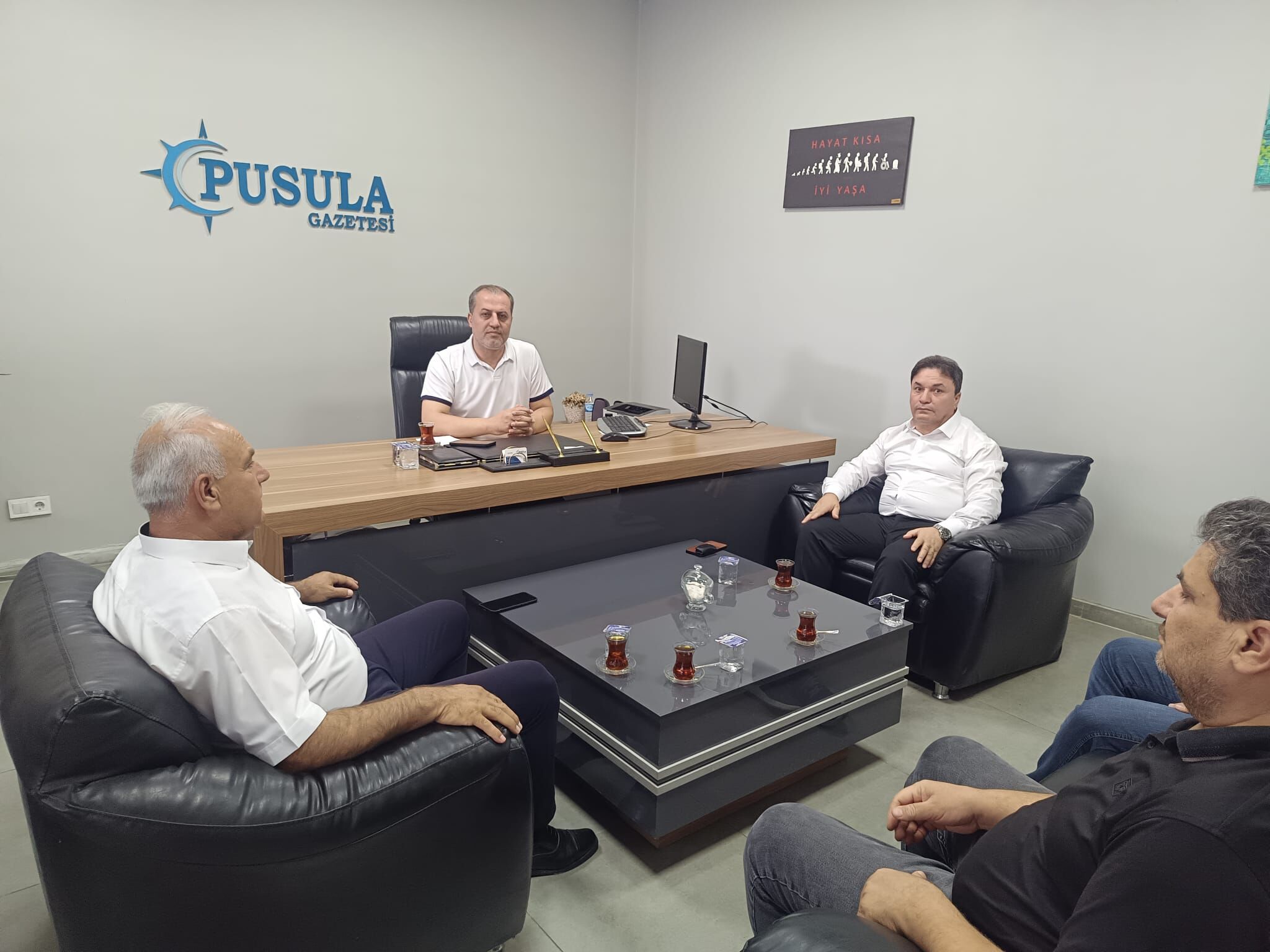 BATSO Başkan Adayı Ekrem Çetin’den Pusula’ya Ziyaret