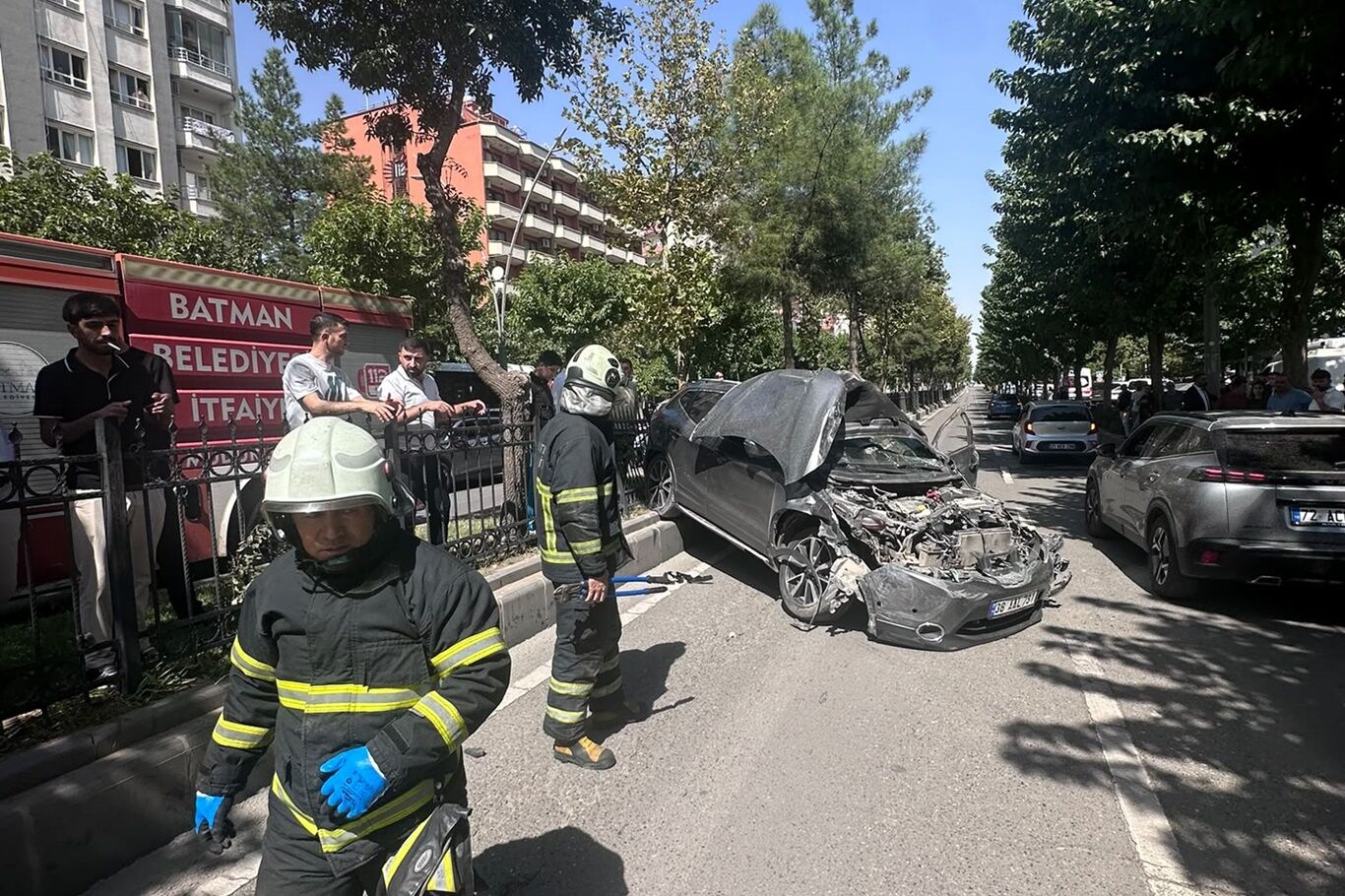 Kontrolden çıkan otomobil takla attı