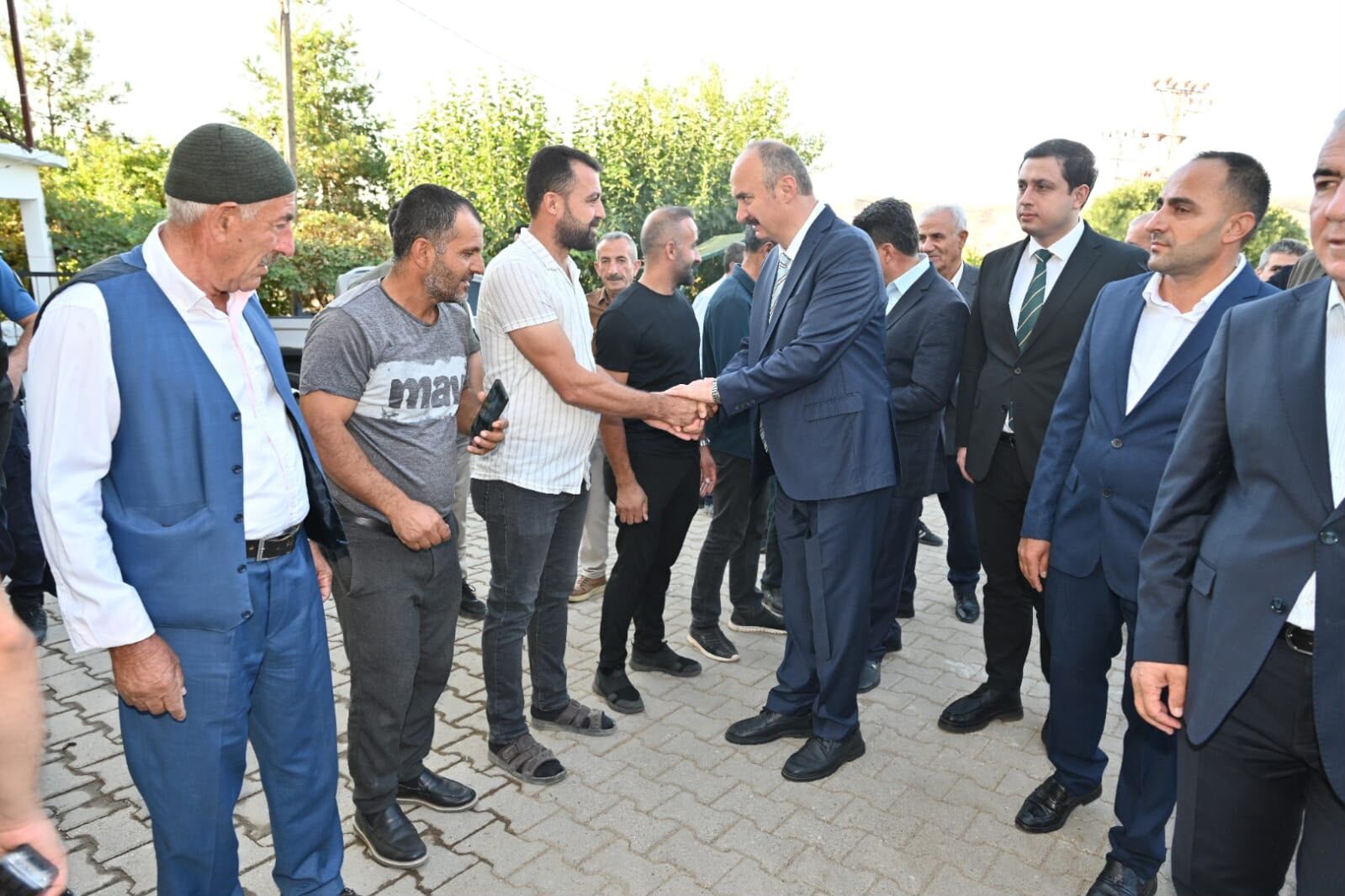 Vali Canalp Gün Doğarken Sason’daydı