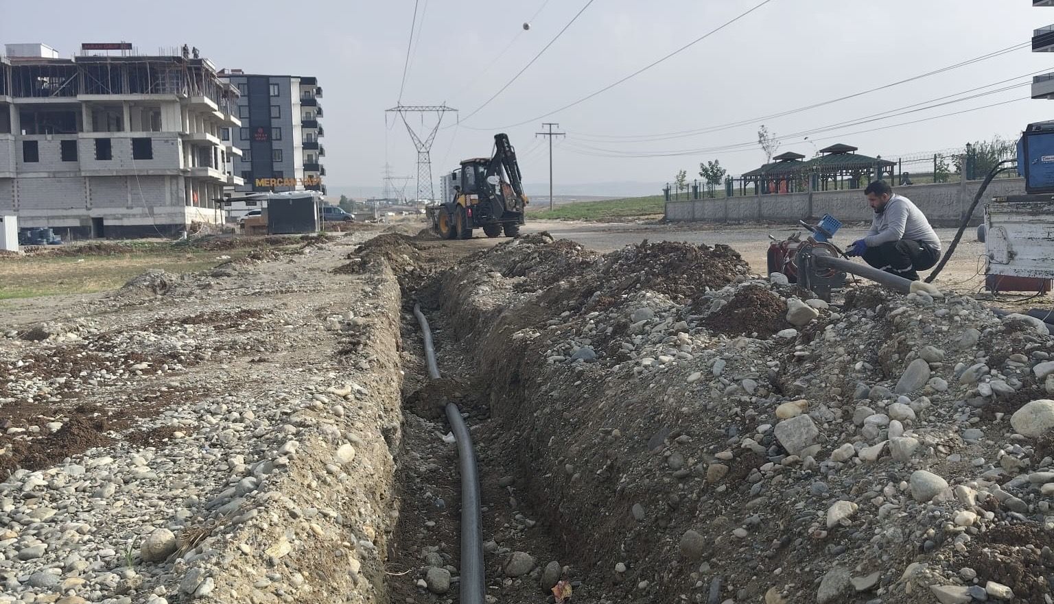 Batman Bayındır Mahallesi’nde 1.600 Metrelik Su Hattı Çalışması