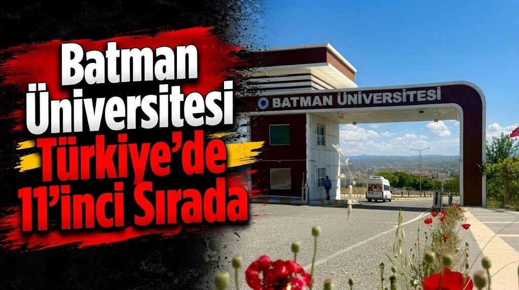 Batman Üniversitesi Türkiye’de 11’inci Sırada