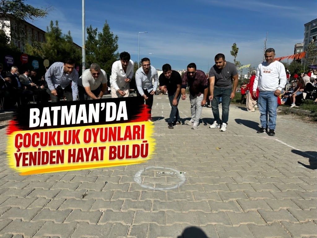 Batman’da çocukluk oyunları yeniden hayat buldu