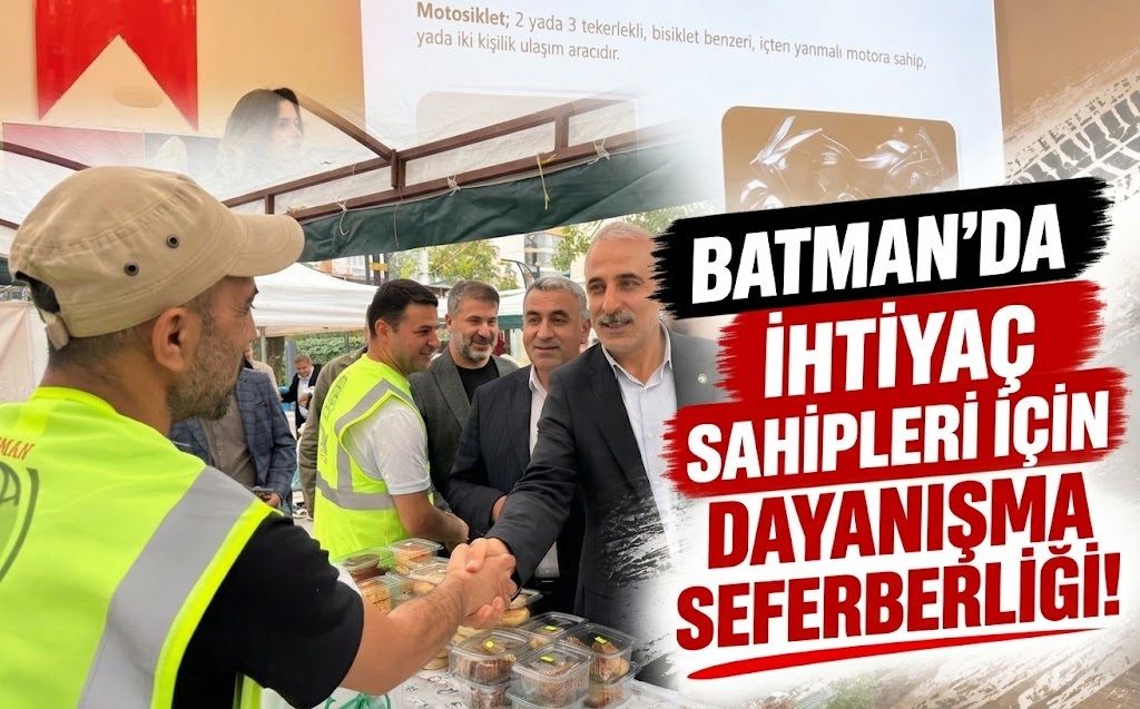 Batman’da İhtiyaç Sahipleri İçin Dayanışma Seferberliği