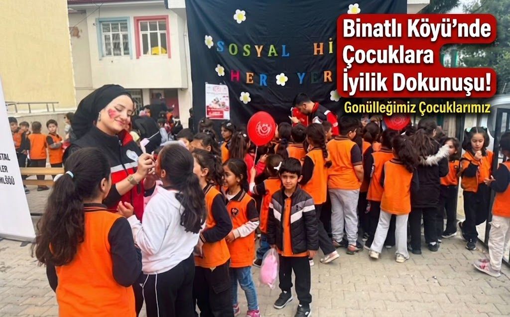 Binatlı Köyü’nde Çocuklara İyilik Dokunuşu!