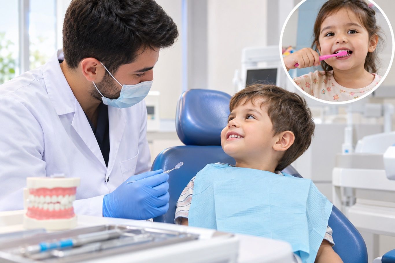 Çocuklarda diş sağlığı için kritik uyarı! 6-7 yaşına kadar ebeveynler kontrol etmeli