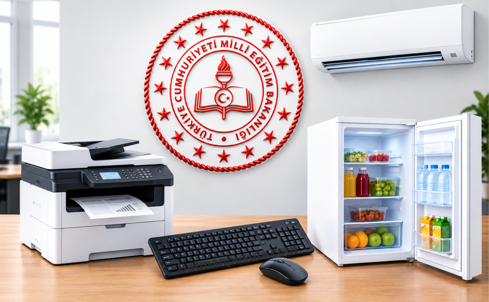 BİLİŞİM MALZEMESİ, DUVAR TİPİ KLİMA, BÜRO TİPİ BUZDOLABI SATIN ALINACAKTIR