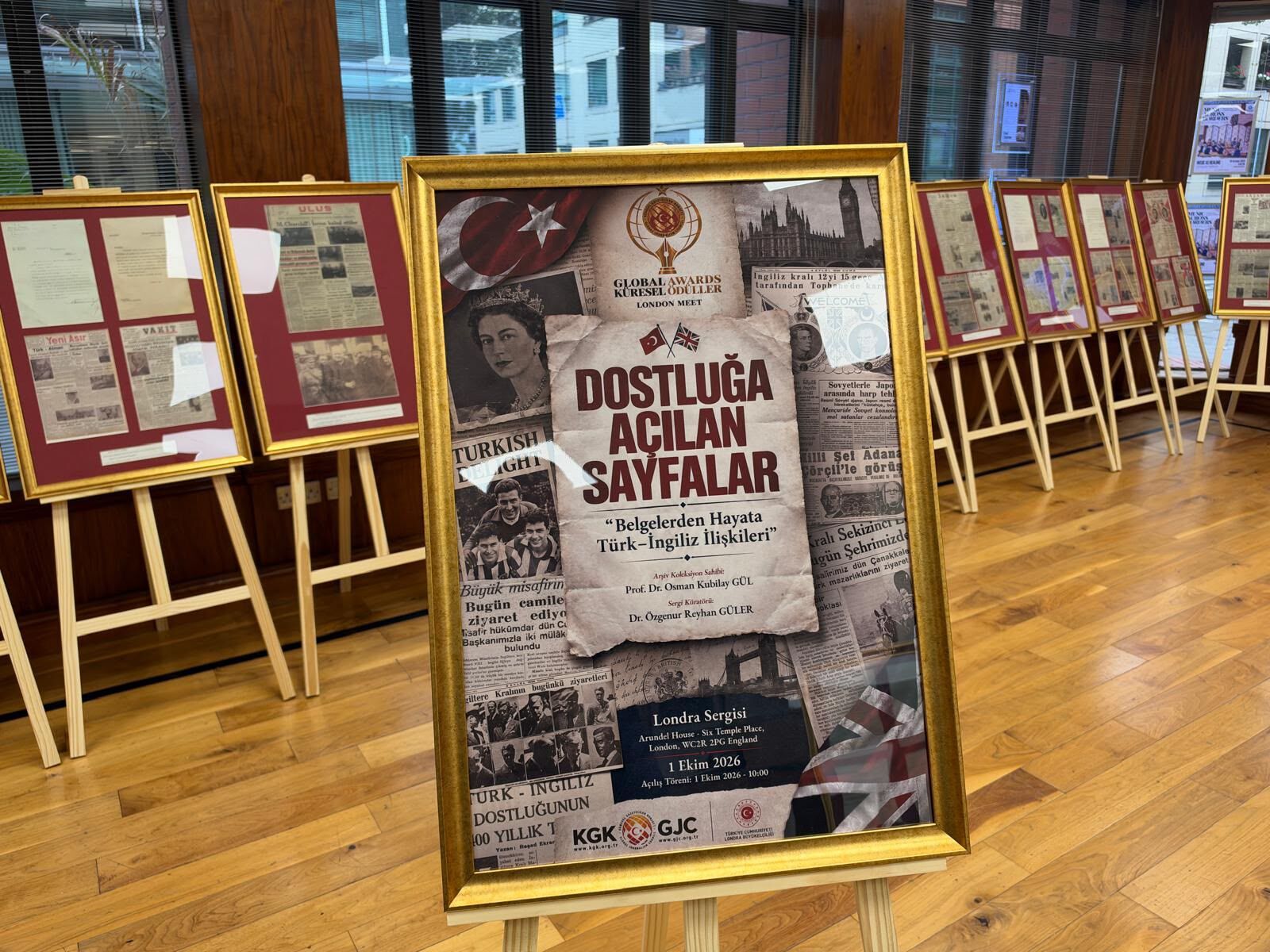 Kgk Sergisi Yunus Emre Londra Merkezinde Açıldı (1)