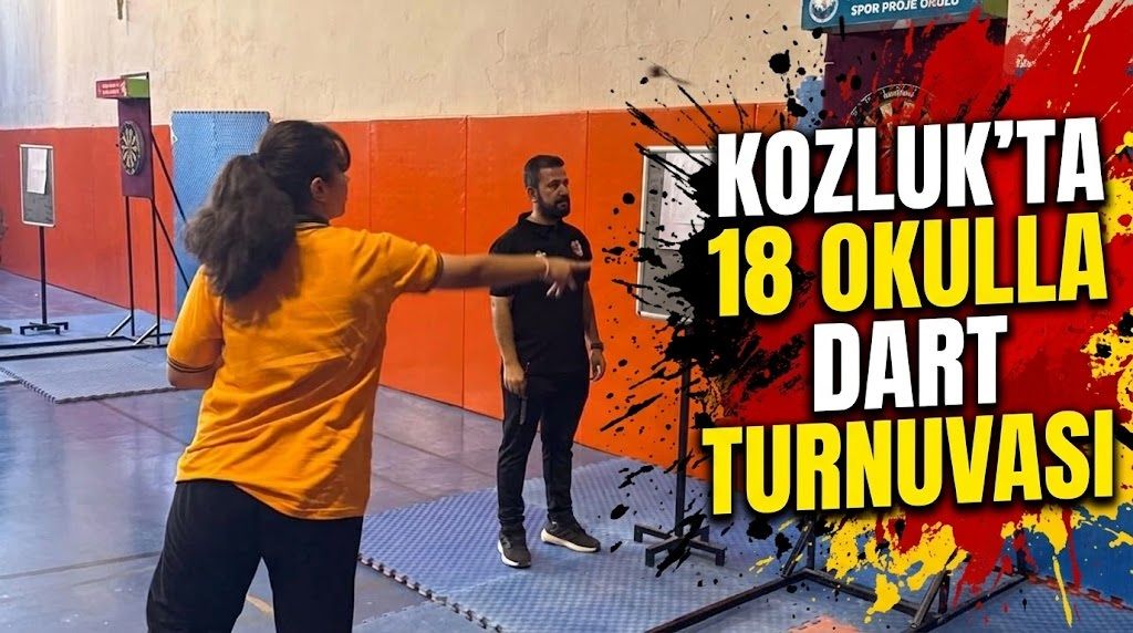 Kozluk’ta 18 Okulla Dart Turnuvası