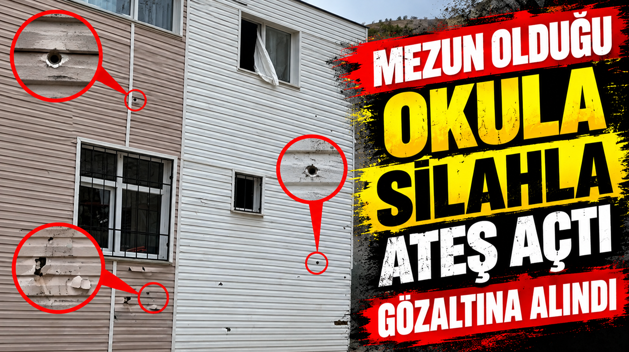 Mezun Olduğu Okula Silahla Ateş Açtı: Gözaltına Alındı