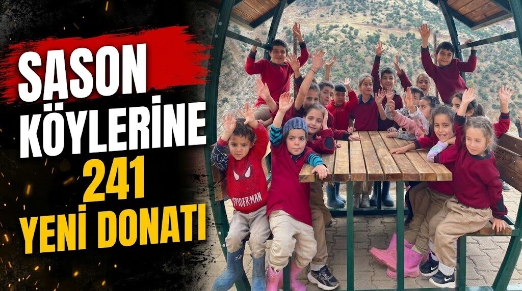 Sason Köylerine 241 Yeni Donatı