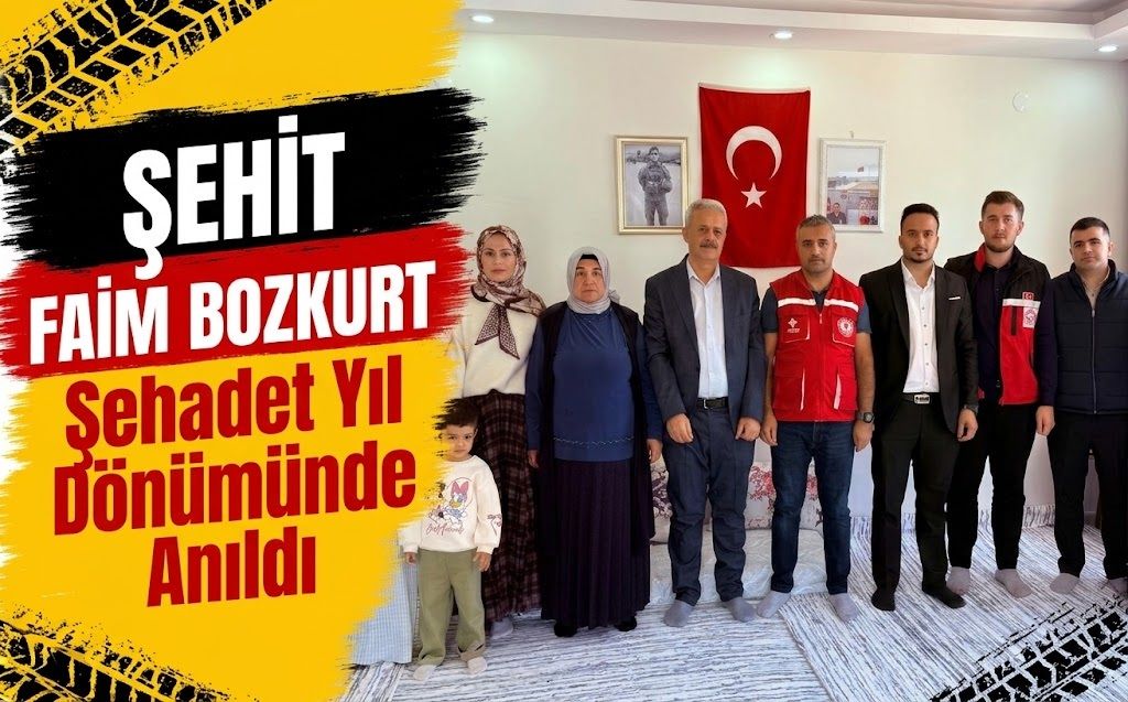 Şehit Faim Bozkurt, Şehadet Yıl Dönümünde Anıldı