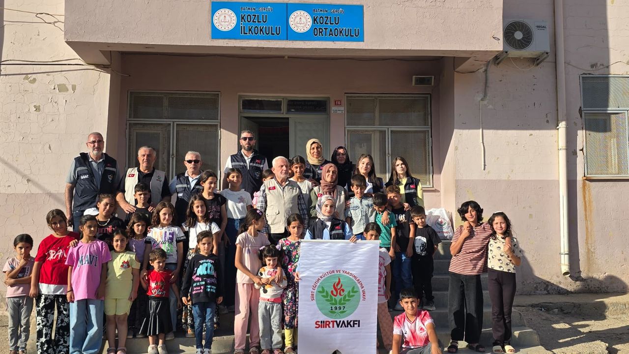Siirt Vakfı Batman Şubesi’nden Köy Okullarına Yardım Eli