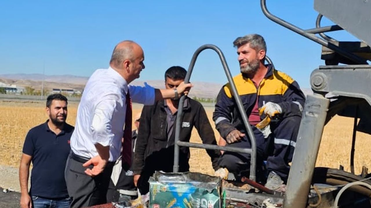 Vali Canalp Saha İncelemelerinde Bulundu