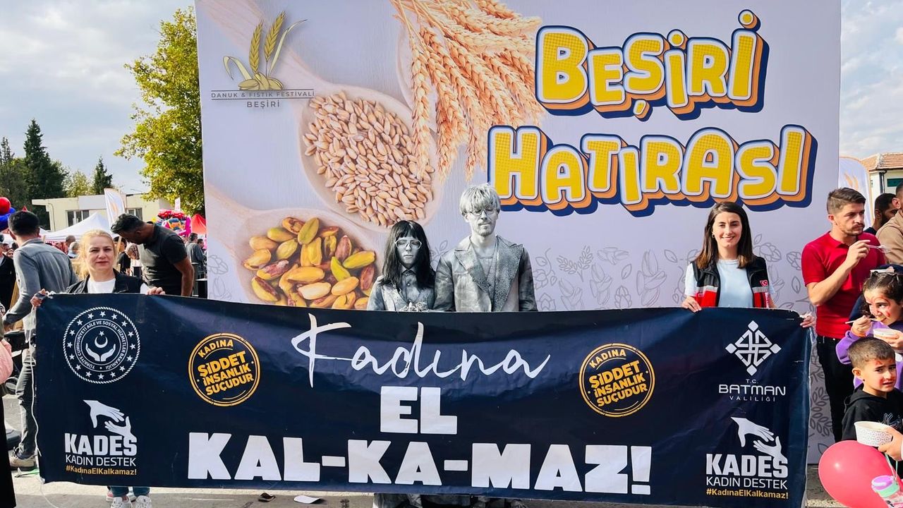 ŞÖNİM’den Beşiri Danuk ve Fıstık Festivali’nde Farkındalık Çalışması