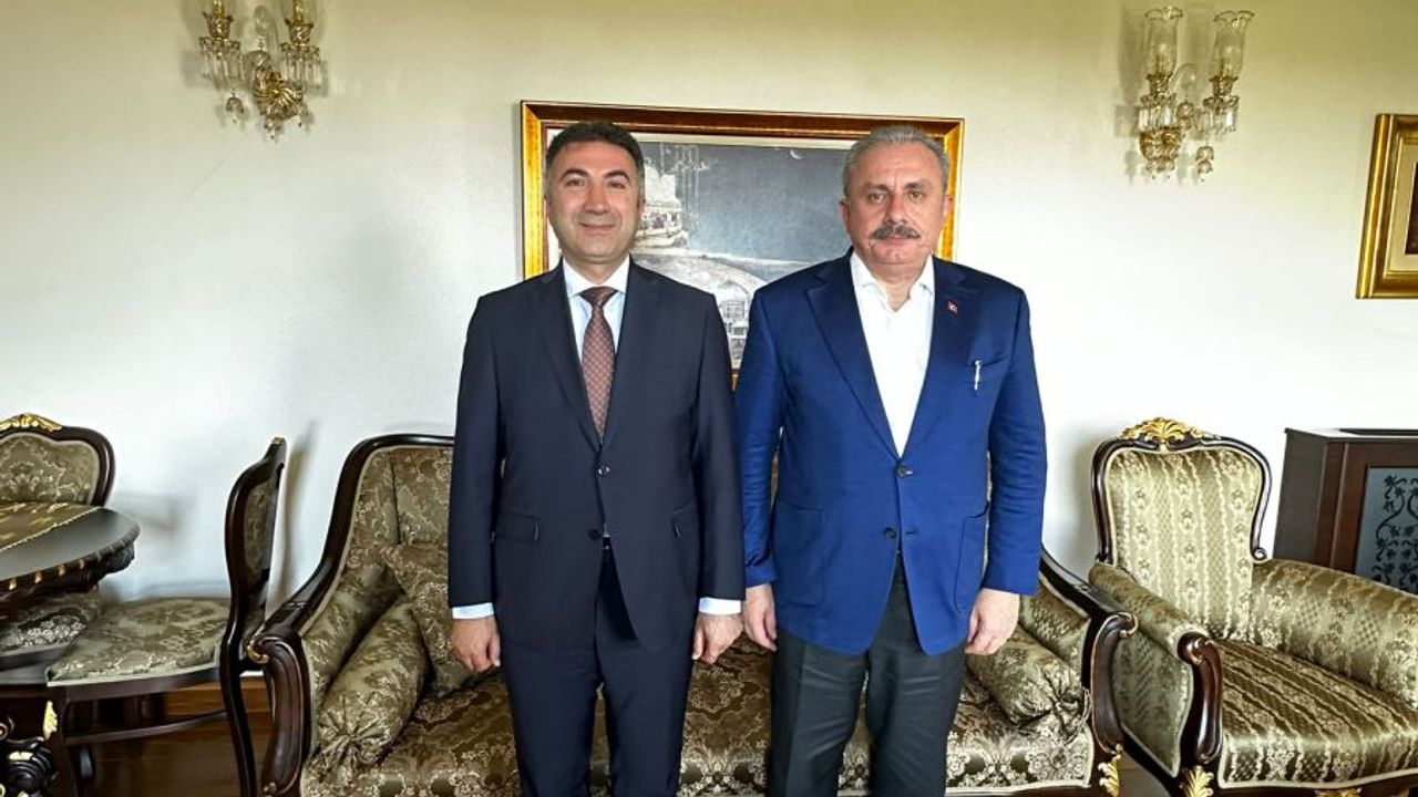 ESKİ MECLİS BAŞKANI MUSTAFA ŞENTOP’A ZİYARET