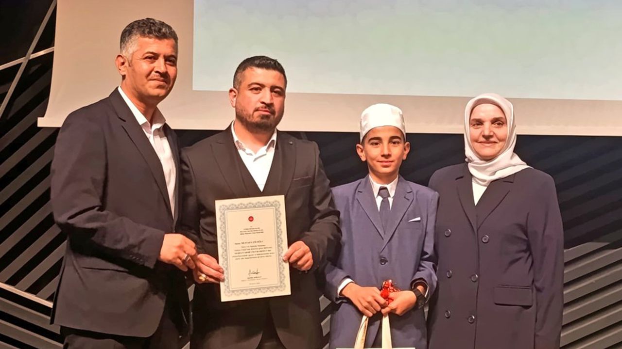 Türkiye hafızlık yarışması birincisi Gaziantep'ten çıktı