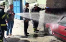 Gece Yarısı Korkutan Yangın! Otomobil Alev Topuna Döndü