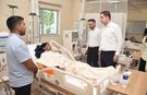 Kaymakam Başar’dan Hastanede Moral Ziyareti