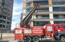 BALKONDA ALEV ALAN KOMBİ İTFAİYE EKİPLERİNCE SÖNDÜRÜLDÜ