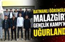Batmanlı Öğrenciler Malazgirt Gençlik Kampı’na Uğurlandı