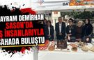 Bayram Demirhan Sason’da İş İnsanlarıyla Sahada Buluştu