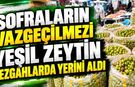 Sofraların Vazgeçilmezi Yeşil Zeytin Tezgâhlarda Yerini Aldı