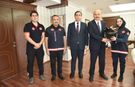 İtfaiyecilerden Vali Canalp’e Anlamlı Ziyaret