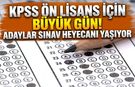 KPSS ÖN LİSANS İÇİN BÜYÜK GÜN! ADAYLAR SINAV HEYECANI YAŞIYOR