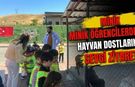 Minik Öğrencilerden Hayvan Dostlarına Sevgi Ziyareti