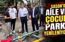 Sason’da Aile ve Çocuk Parkı Yenileniyor