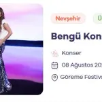 Nevşehir Bengü Konseri Ne Zaman, Saat Kaçta, Nerede? Girişler Ücretsiz mi, Yaş Sınırı Var mı? Ulaşım Nasıl Sağlanır ve 9 Ağustos'ta Kim Çıkacak?