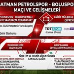 Batman Petrolspor Maçı Ne Zaman? Boluspor Mücadelesi Hangi Kanalda? İlk Maç Sonucu Ne Oldu?