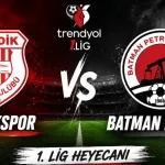 Batman Petrolspor  Pendikspor Maçı Canlı İzle: Hangisinde Yayınlanıyor? Şifresiz mi? Saat Kaçta?