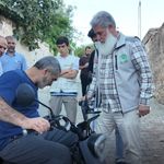 Umut Kervanından engelli vatandaşa akülü motosiklet desteği