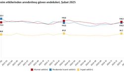 Güven endeksi perakende ticarette arttı, inşaat ve hizmet sektöründe azaldı