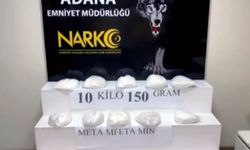 10 kilogram metamfetamin ele geçirildi: 6 tutuklama
