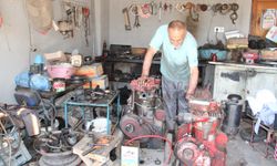Yarım Asırlık Tecrübesiyle Sulama Motorlarını Tamir Ediyor