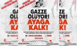 Gazze'ye sessiz kalmayan Batmanlılar yürüyüşe hazırlanıyor